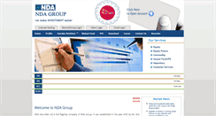 Desktop Screenshot of ndaindia.com